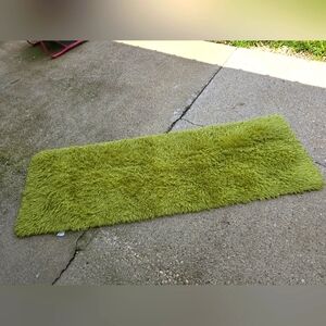 Green Shaggy Rug - Home Accent